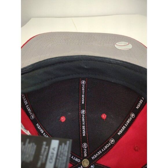 St Louis Cardinals Baseball Hat Bird 47 Red Baseball Cap Adjustable - Picture 5 of 13